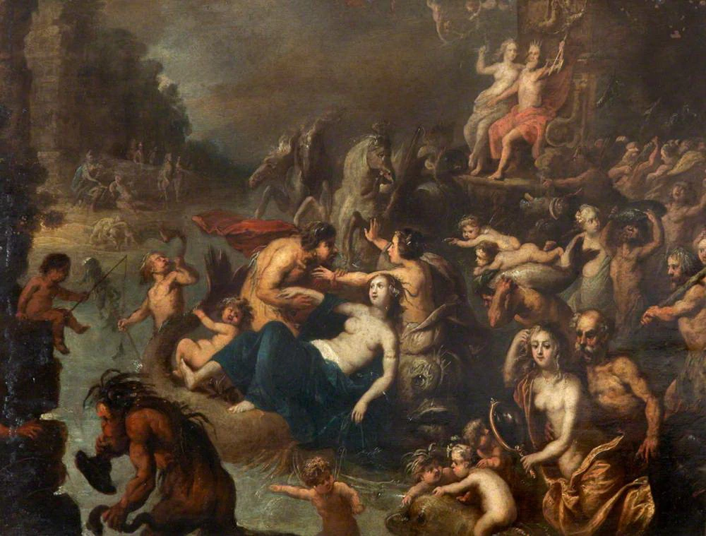 Il Trionfo di Nettuno e Anfitrite, con scene di rapimento - National Trust
